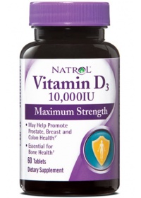 Natrol Витамин D3 10,000IU