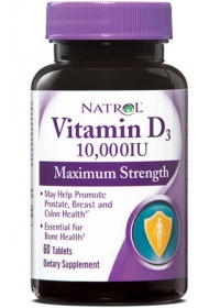 Natrol Витамин D3 10,000IU