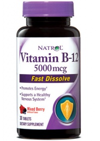 Natrol Витамин B-12 5000mcg Бързо разтворим