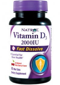 Natrol Витамин D3 2000IU Бързо разтворим